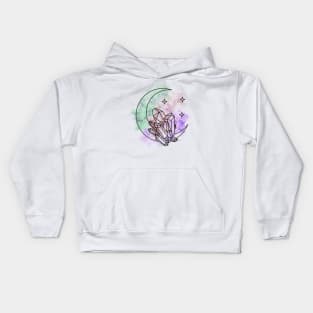 Lunar Crystals Kids Hoodie